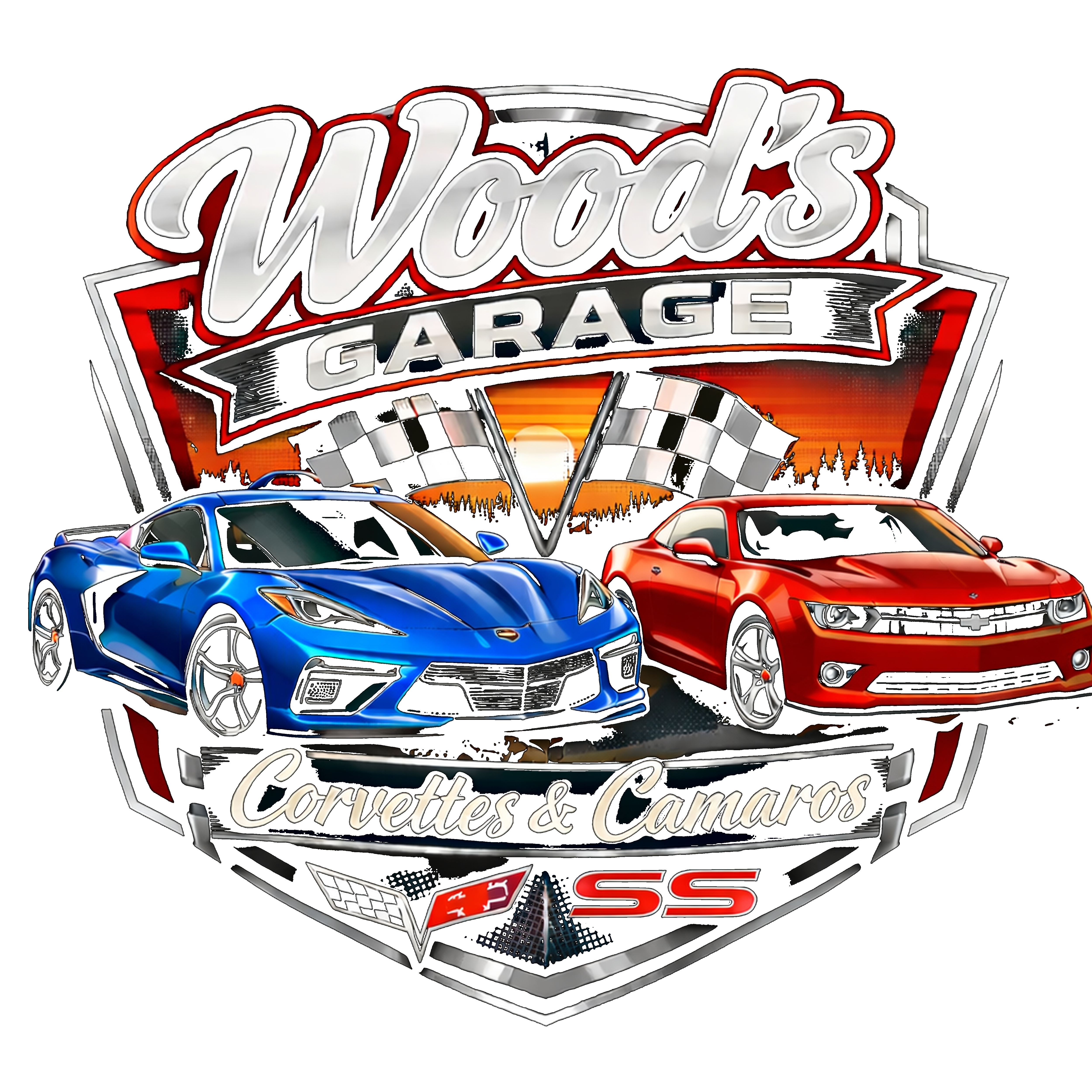 Woods Garage Logo